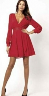 Flirty V-Neck Stylish Dress