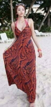 Flora Pattern Maxi Dress